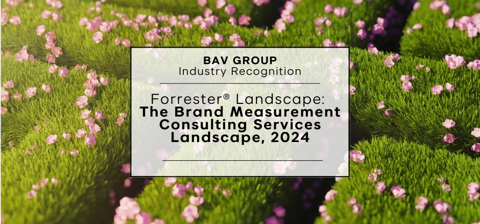 BAV Group Industry Recognition: Forrester Landscape: 2024 Brand Measurement Consulting Services