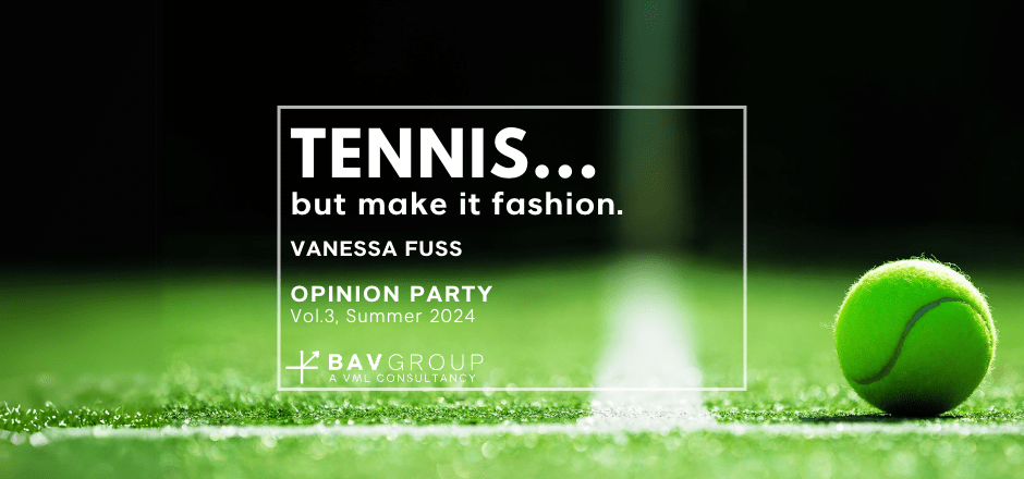 Tennis, but make it Fashion by Vanessa Fuss