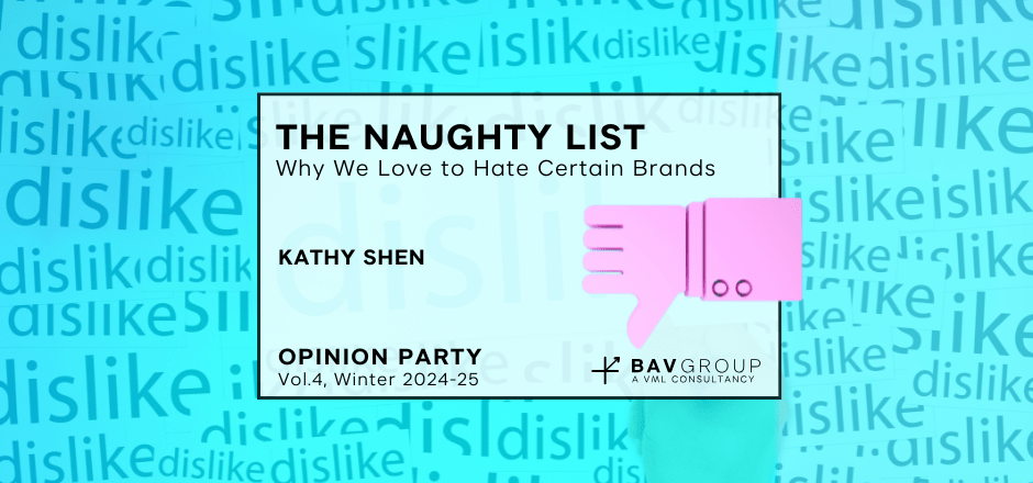 The Naughty List: Why We Love to Hate Certain Brands by Kathy Shen