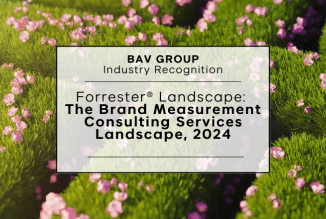 BAV Group Industry Recognition: Forrester Landscape: 2024 Brand Measurement Consulting Services