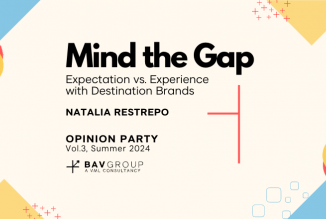 Mind the Gap: Expectation vs. Experience  with Destination Brands by Natalia Restrepo | BAV Group